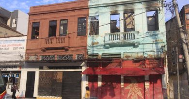 Incêndio atinge imóvel e deixa um ferido no Catumbi