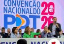 Rodrigo Neves participa da convenção nacional do PDT, que oficializou o apoio do partido à candidatura do presidente Lula à reeleição