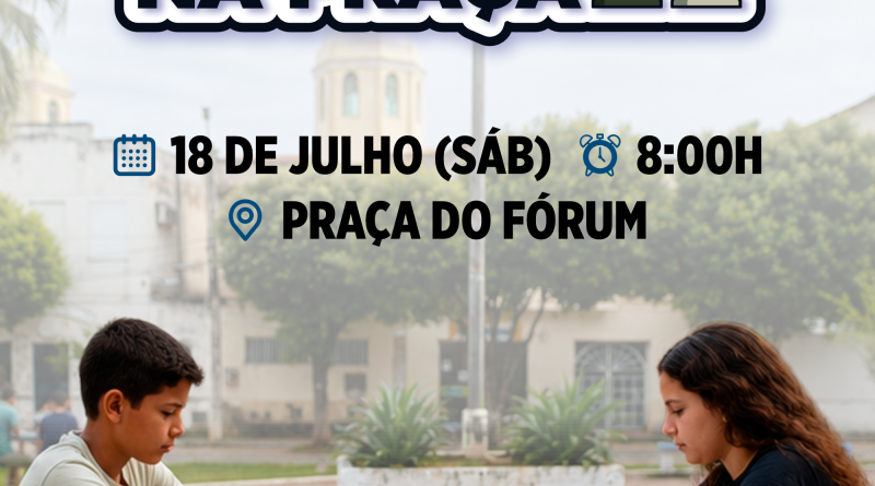 Prefeitura de Porciúncula realiza o 2º Xadrez na Praça