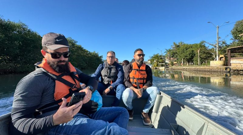 Prefeitura de Rio das Ostras realiza vistoria técnica para ações de limpeza dos rios e canais