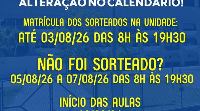 Faetec Teresópolis prorroga prazo de matrículas: aulas começam no dia 10 de agosto 