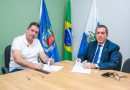Prefeito de Meriti Léo Vieira assina convênio para implantação do RAS da Polícia Civil