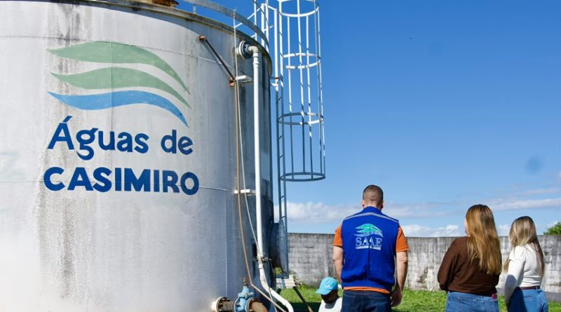 Águas de Casimiro conclui instalação de válvula automatizada no reservatório do Alto das Palmeiras