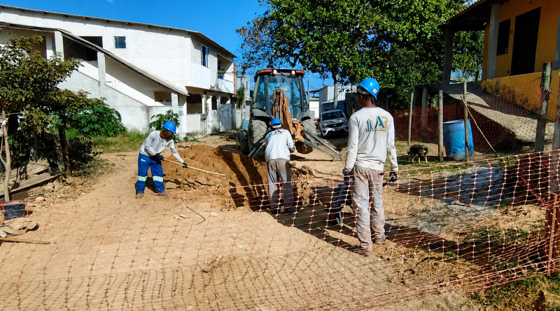 Rio+Saneamento amplia infraestrutura de esgotamento sanitário em Carapebus com obras no bairro APCC