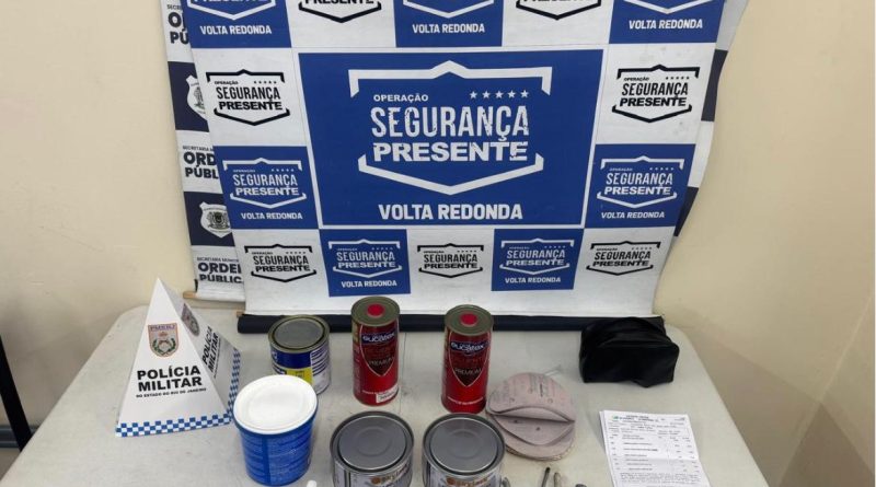 Segurança Presente prende suspeito de furto com histórico de crimes em Volta Redonda