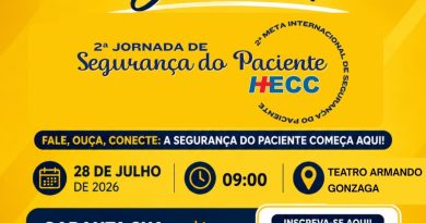 Inscrições abertas para a II Jornada de Segurança do Paciente do Hospital Estadual Carlos Chagas