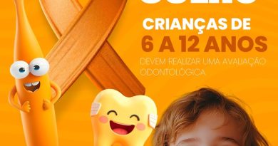 Prefeitura de Três Rios reforça campanha Julho Laranja e orienta pais e responsáveis a agendarem avaliação ortodôntica de crianças