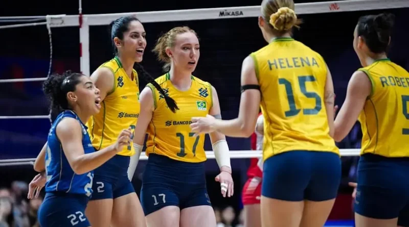 Brasil enfrenta o Japão na fase final da Liga das Nações Feminina de Vôlei; veja data e horário