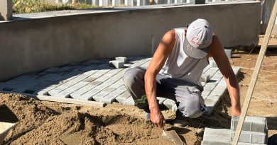 Itatiaia: Praça do Capacete passa por obras de revitalização