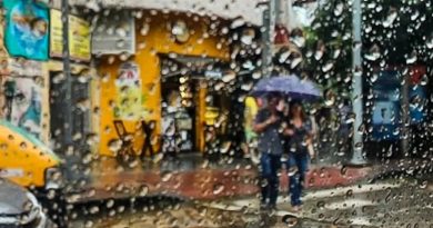 Frente fria deixa sábado chuvoso e derruba temperaturas no Rio