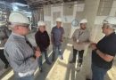 Prefeito de Rio das Ostras visita obras do Centro Integrado Sesc Senac