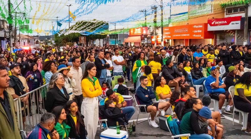 São Pedro da Aldeia: Prefeitura oferece estrutura e segurança para torcida acompanhar jogo do Brasil em telão na Av. São Pedro&nbsp;