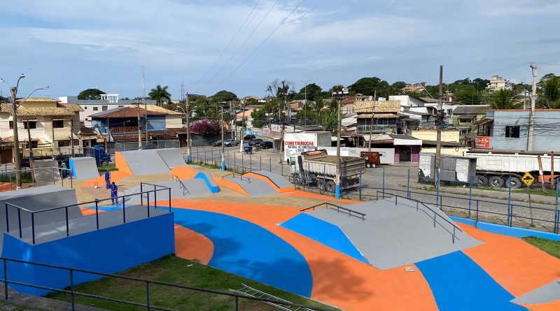 Rio das Ostras: Prefeitura conclui revitalização da Praça do Skate