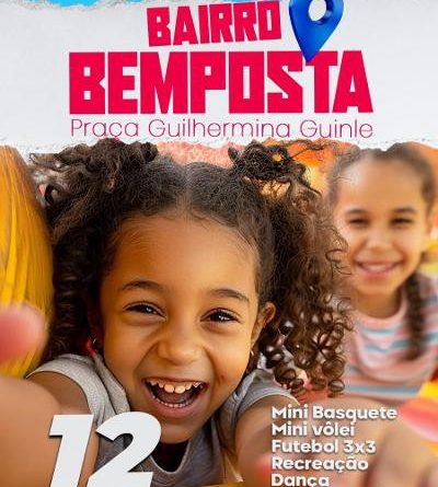 “Projeto Esporte para Todos” leva lazer, esporte e atividades gratuitas a Bemposta neste domingo
