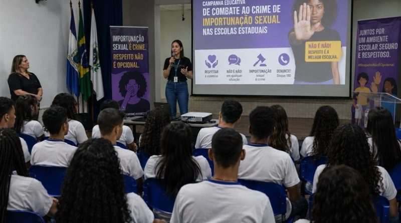 ALERJ: Rio terá campanha educativa de combate ao crime de importunação sexual nas escolas estaduais