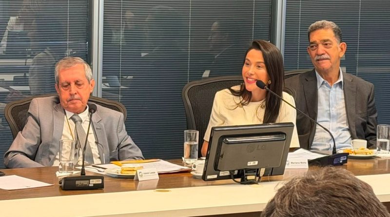 Prefeita Mariana Canella se reúne com governador em Exercício para levar demandas de Belford Roxo