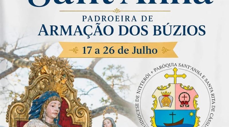 Festa de Sant’Anna celebra os 286 anos de fé, tradição e cultura em Búzios