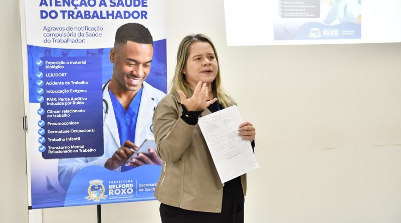 Secretaria Municipal de Saúde de Belford Roxo capacita 135 profissionais sobre notificações de acidentes de trabalho