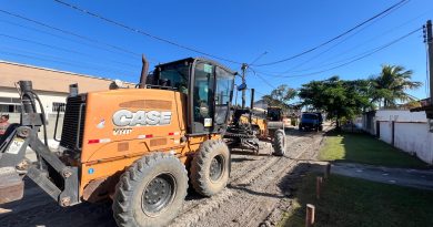 Seguem intensificadas ações de manutenção em diversas localidades de Rio das Ostras