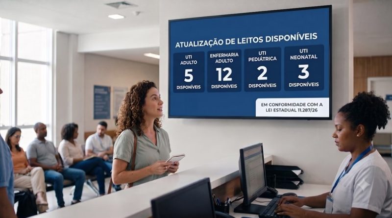 Agora é Lei: Hospitais e Clínicas particulares do Estado serão obrigados a divulgar o número de ocupação e a disponibilidade de leitos