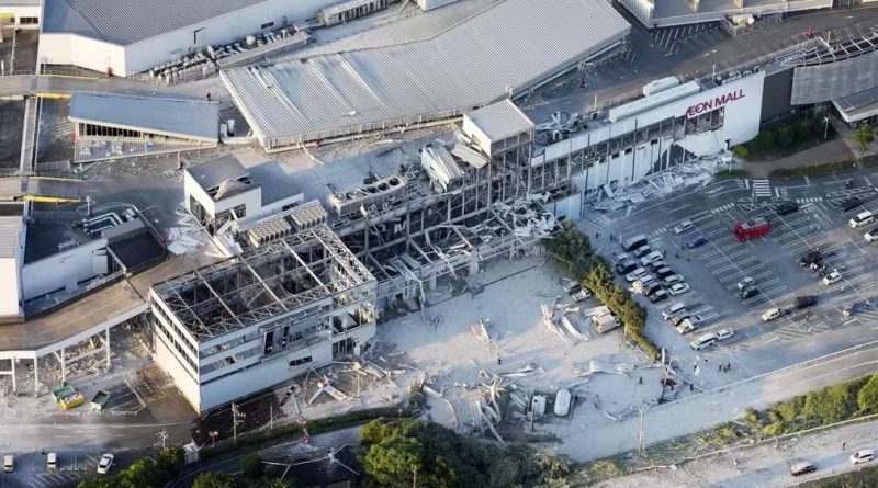Terremoto no Japão: explosão em shopping deixa mortos e pessoas presas sob escombros