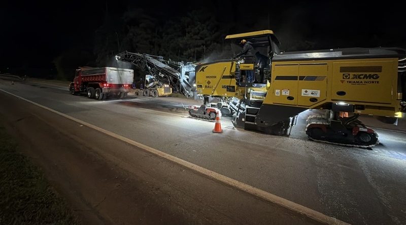 Obras na BR-040 terão intervenções noturnas e diurnas ao longo da semana entre Belo Horizonte e Juiz de Fora