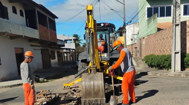 Prefeitura de Campos com diferentes frentes de trabalho em cinco bairros e distritos
