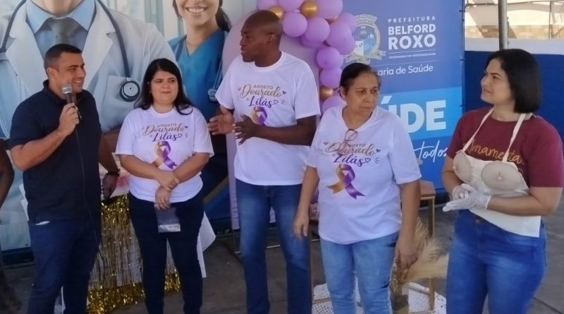 Belford Roxo: Policlínica Neuza Brizola realiza evento  em alusão ao Agosto Dourado