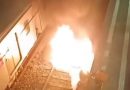 Incêndio atinge trilhos da estação de trem do Maracanã