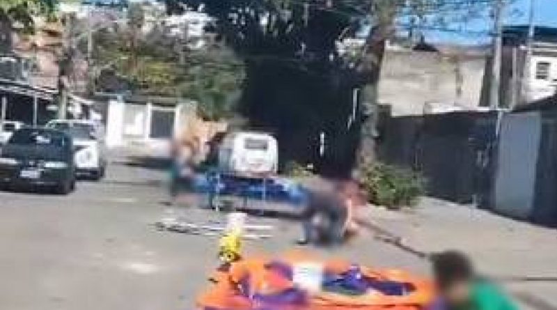 Artefato lançado por drone deixa dois feridos em Cordovil