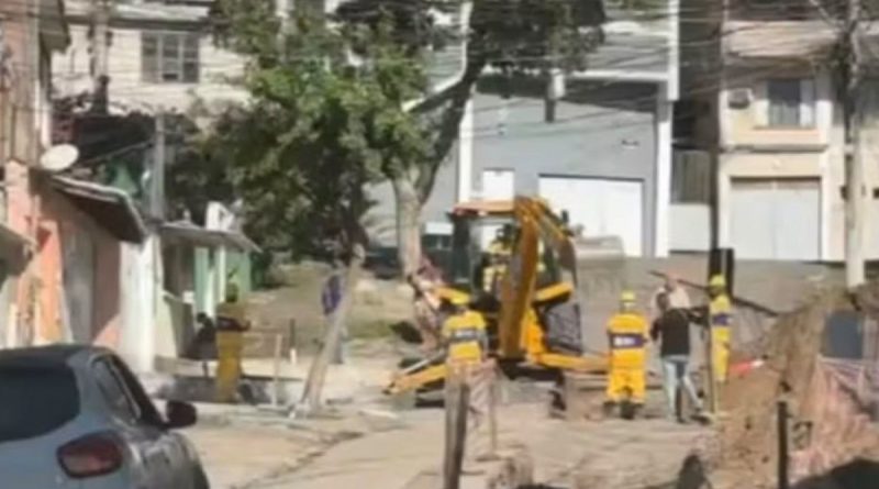 Obra na Zona Norte é retomada após criminosos exigirem ‘taxa’