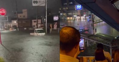 Chuva recorde deixa ao menos cinco mortos no Japão
