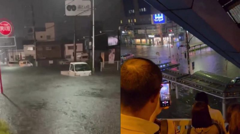Chuva recorde deixa ao menos cinco mortos no Japão