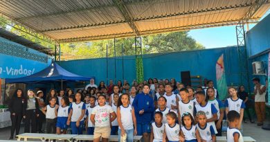Japeri de cara nova: Projeto Revitaliza transforma muro da Escola Pedra Lisa em obra de arte