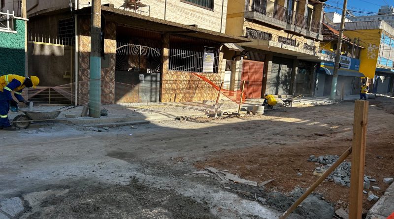 Prefeitura de Três Rios avança com nova etapa das obras na Rua da Maçonaria