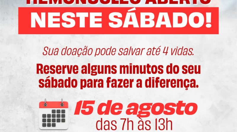 Hemonúcleo de Teresópolis tem atendimento extra neste sábado