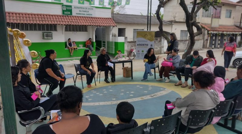 Saúde de Itatiaia reforça incentivo ao aleitamento materno com ações do agosto dourado