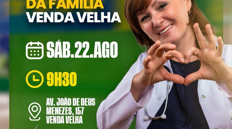 Meriti: Inauguração da Clínica da Família Venda Velha
