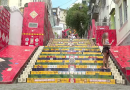 Tiroteio na Lapa assusta turistas e atinge van perto da Escadaria Selarón