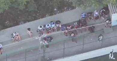 Imagens feitas pela polícia mostram fila para curso de operação de drones dado por traficantes no Rio de Janeiro