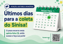 Últimos dias para o envio de informações ao Sinisa