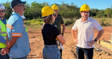 Prefeito de Pinheiral Luciano Muniz acompanha obras de revitalização do Parque Fluvial