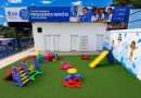 Belford Roxo: Inauguração Creche Pequenos Heróis Vila Cláudia, entrega de ruas asfaltadas, praça e campo de grama sintética