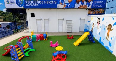 Belford Roxo: Inauguração Creche Pequenos Heróis Vila Cláudia, entrega de ruas asfaltadas, praça e campo de grama sintética