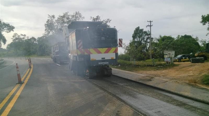 RioSP avança com restauração do pavimento da BR-101 entre Santa Cruz (RJ) e Ubatuba (SP)