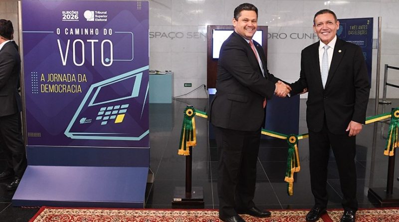 Em exposição do TSE no Senado, Davi aponta confiabilidade do sistema eleitoral