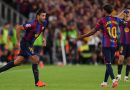 Rodri celebra estreia pelo Barcelona: ‘Era aqui que queria estar’
