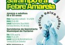 Secretaria de Saúde de Teresópolis vacina pessoas de 18 a 59 anos e servidores municipais do Turismo contra sarampo e febre amarela