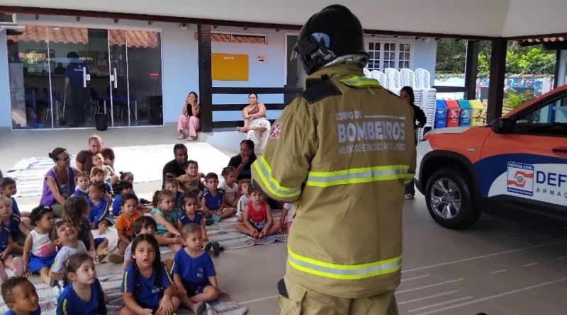 Defesa Civil de Búzios promove atividade educativa para alunos da Creche Diva Nunes