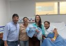 Prefeita Mariana Canella visita o milésimo bebê nascido&nbsp;na Maternidade Municipal de Belford Roxo